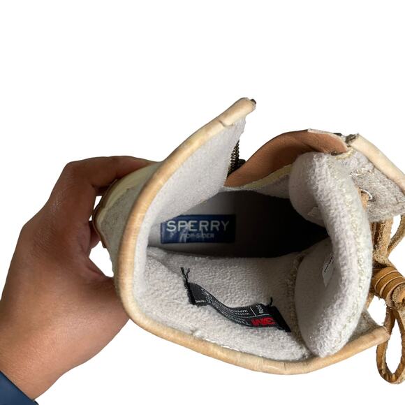 SPERRY Women's Saltwater Emboss Wool Blend Rubber Duck Boot 5 Gorpcore Outdoor - Picture 11 of 11